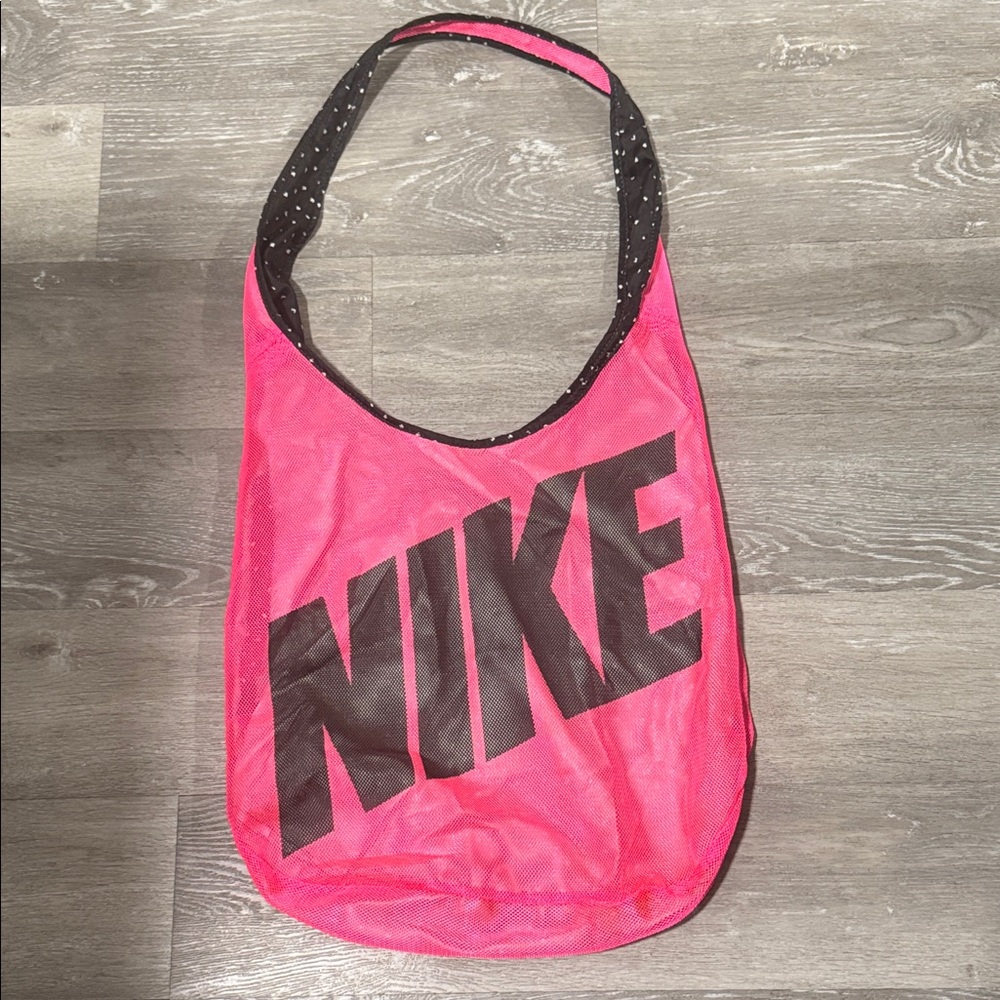 Nike Bright Pink Tote with Black Accents